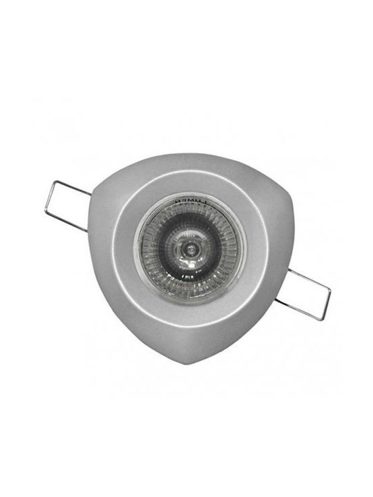 Adeleq Rezistent la apă Spot de Exterior GU10 MR16 în Culoare Argintiu 21-371966
