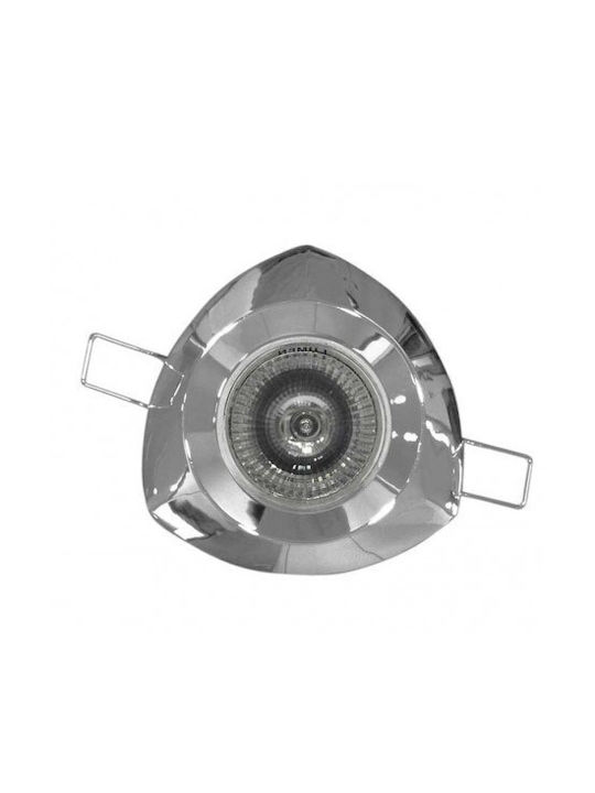 Adeleq Rezistent la apă Spot de Exterior GU10 MR16 în Culoare Argintiu 21-371966