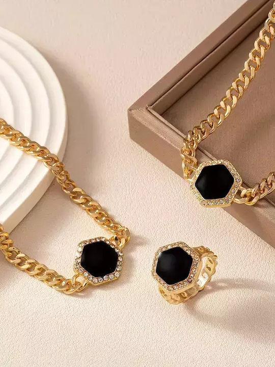 Set mit Halskette , Ring & Armband