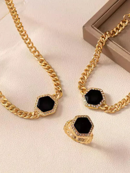 Set mit Halskette , Ring & Armband