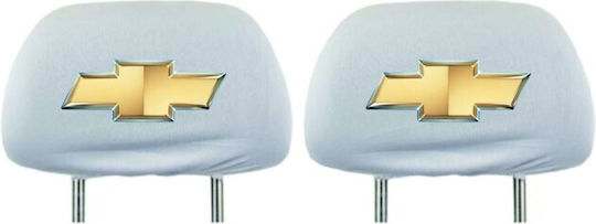 Set 2 Headrest Covers Chevrolet Car Range