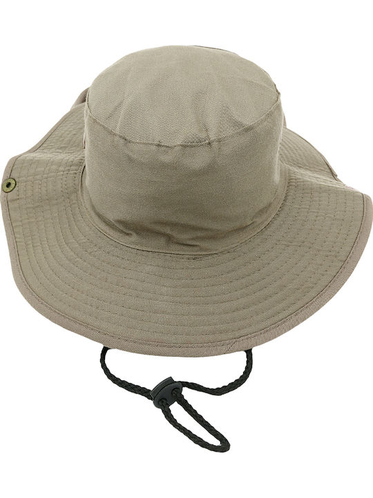 Brims and Trims Herren-Hut Safari-Stil Beige