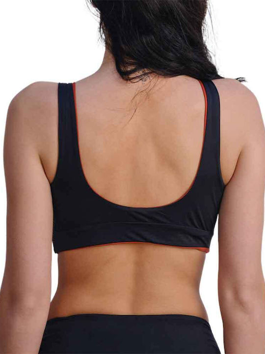 Bikinioberteil B-Cup Schwarz und Braun