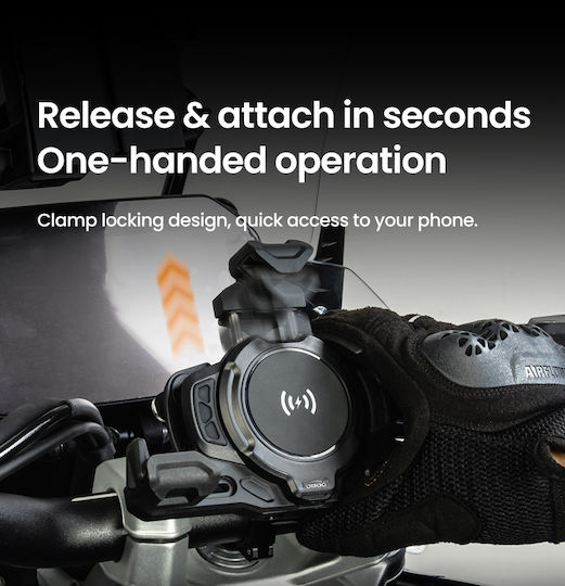 Loboo Motorcycle Cellphone Mount with Clip for Mirror