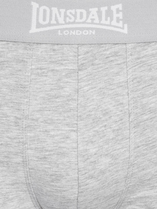 East Challow Herren Boxershorts Black, Grey 4Packung