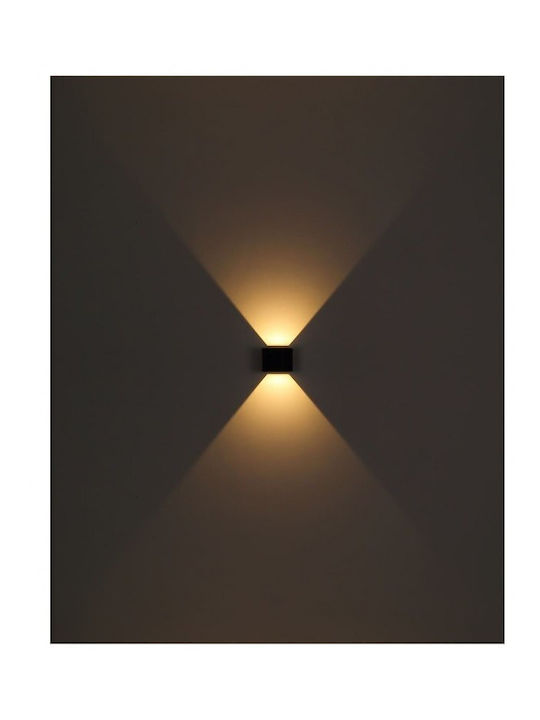 Globo Lighting Επιτοίχιο Εξωτερικό Σποτ LED IP44 3W με Θερμό Λευκό Φως 13.7x10εκ.