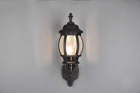 Trio Lighting Επιτοίχιο Εξωτερικό Φαναράκι E27 IP44 24.5x15.5x49.5εκ.