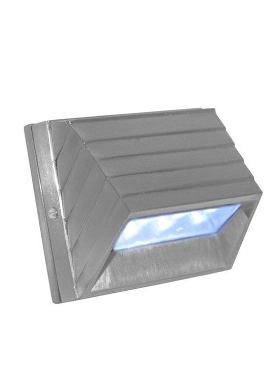 Adeleq Стенен Външен Плафон LED IP54 1W с Синя светлина