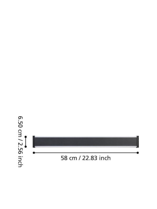 Eglo Xled Стенен Външен Плафон IP65 58x6.5εκ.