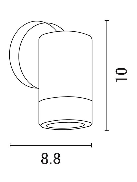 Eurolamp Στεγανό Σποτ 10x8.8x6εκ. Eurolamp Στεγανό Σποτ 10x8.8x6εκ.