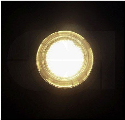 Adeleq LED-Lampe 1W für Fassung GU10 und Form MR11 Rot