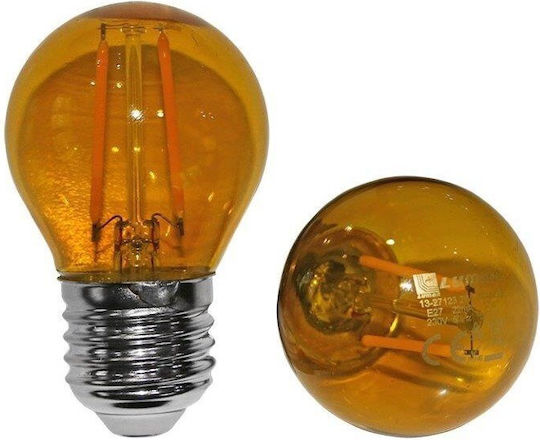 Adeleq LED Bulb 2W 75mm for Socket E27 and Shape G45 Green 180lm
