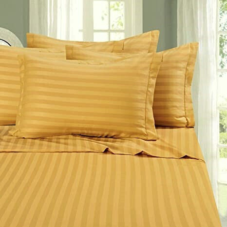 Kotonia Home Pillowcase Set with Envelope Cover Mustard 40x40cm.