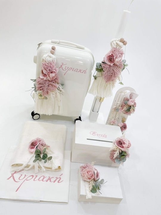 Έλενα Μανάκου Flowers and Pampas Βαπτιστικό Πακέτο με Θέμα Λουλούδια