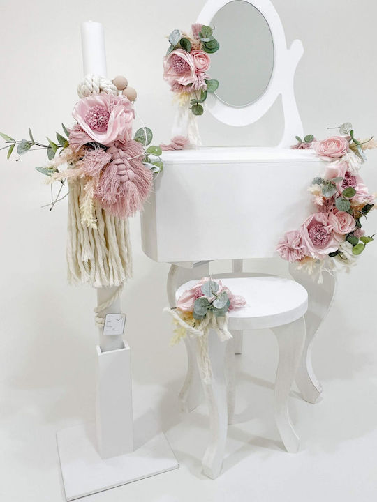 Έλενα Μανάκου Flowers and Pampas Βαπτιστικό Πακέτο με Θέμα Λουλούδια