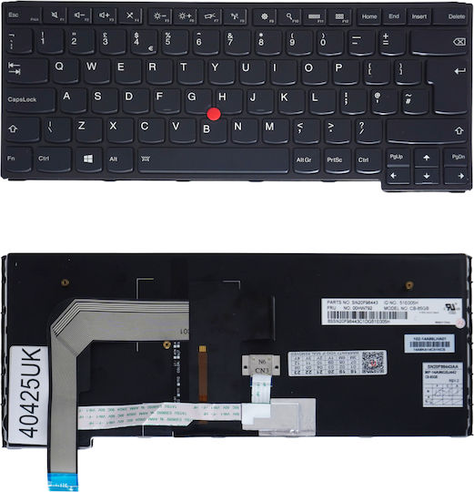 Лаптоп Клавиатура за ThinkPad T460s 40425UK