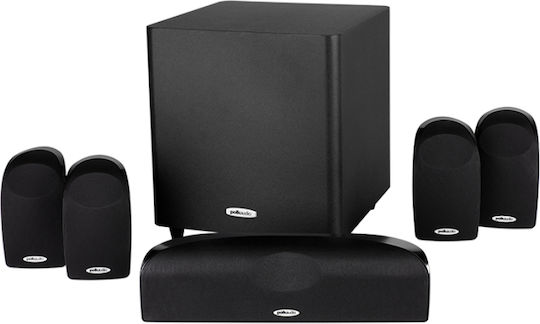 Denon Set de difuzoare Home Cinema 5.2 AVR- S660H + Polk Audio TL-1600 Bundle 135W Negru