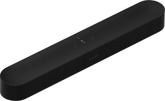 Sonos Σετ Ηχείων Home Cinema 5.0 Beam 5.0 Surround Set (Beam Gen2 + 2xEra 100) Ενσωματωμένο WiFi Dolby Atmos Black με Ασύρματα Ηχεία