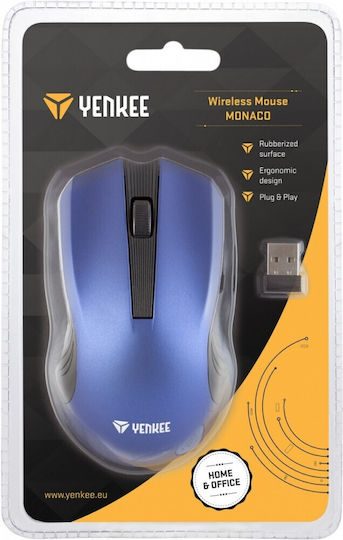 Yenkee Monaco Wireless Mouse Blue