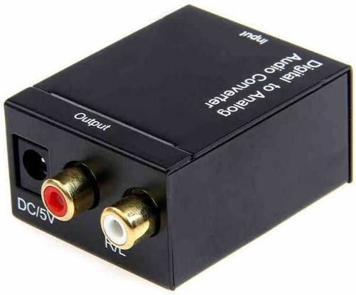 Converter RCA / Toslink Female to RCA 2x Female 1 Piece