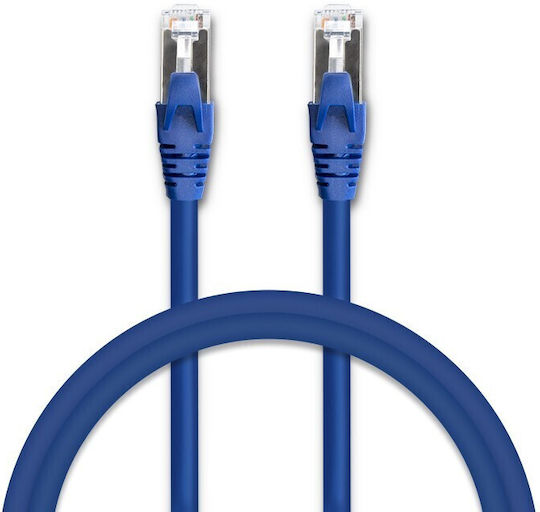 Qoltec U/UTP Кат.6 (Gigabit) Мрежов Кабел Ethernet 5м Син