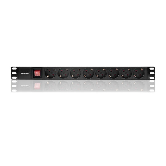 Power Strip for 1U RACK Πολύπριζο Rack 54469 1τμχ