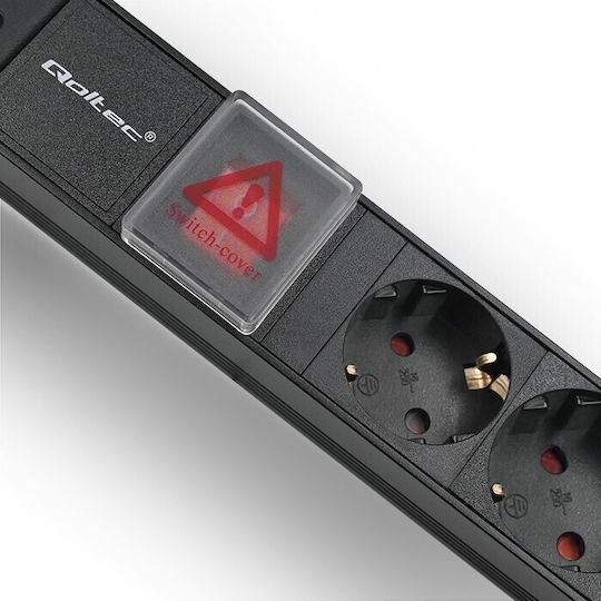 Power Strip for 1U RACK Πολύπριζο Rack 54469 1τμχ