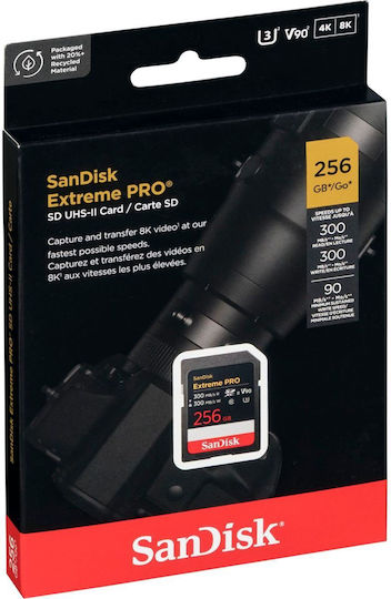 Sandisk Sdxc 256GB Extreme Pro Uhs-ii V90 8K 300MB/s | Skroutz Romania