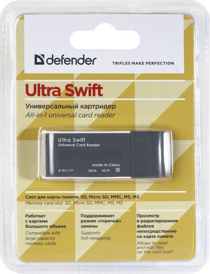 Defender Ultra Swift Usb 2.0 Reader 83260 6084328 4714033832601