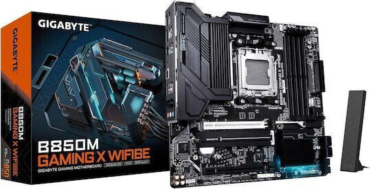 Gigabyte B850 GAMING X WIFI6E Motherboard ATX with AMD AM5 Socket