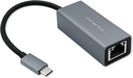 Qoltec Usb-c To Rj45 Ethernet Adapter 1000mbps Aluminum Case