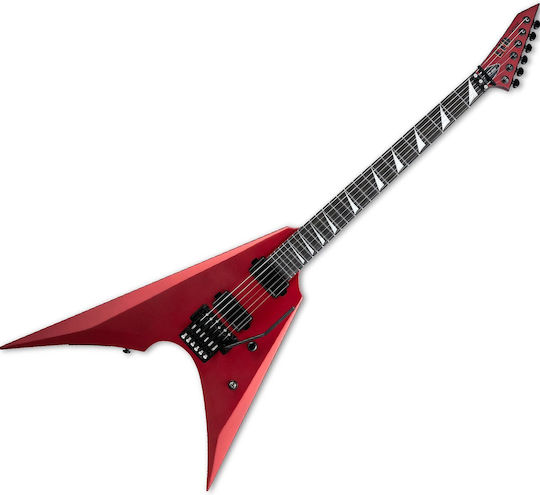 ESP LTD Ηλεκτρική Κιθάρα V Style με HH Διάταξη Μαγνητών Candy Apple Red Satin