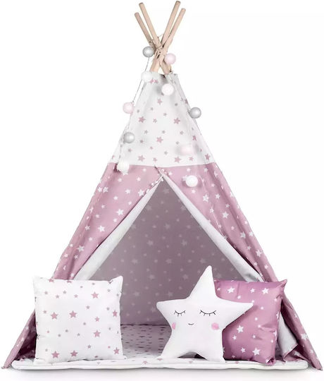 Nukido Kids Indian Teepee Play Tent for 3+ years Pink