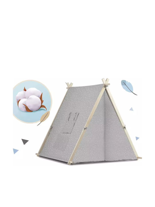 Nukido Kids Indian Play Tent Gray for Ages 3 and Up