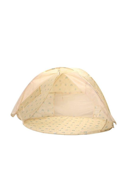 Tutete Child Play Tent Pop Up Beige for 10 Years Old and Above