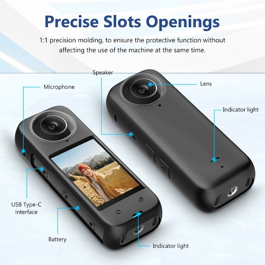 Puluz Schutzhülle Für Insta360 X4 PU985B