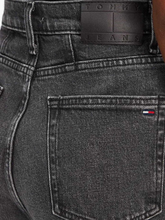 Hoch tailliert Damenjeans in Mom-Passform Gray