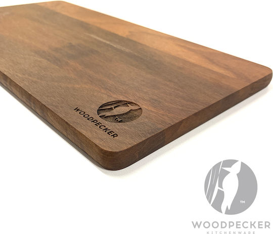 Woodpecker Επιφάνεια Κοπής Ξύλινη Καφέ 35x18cm