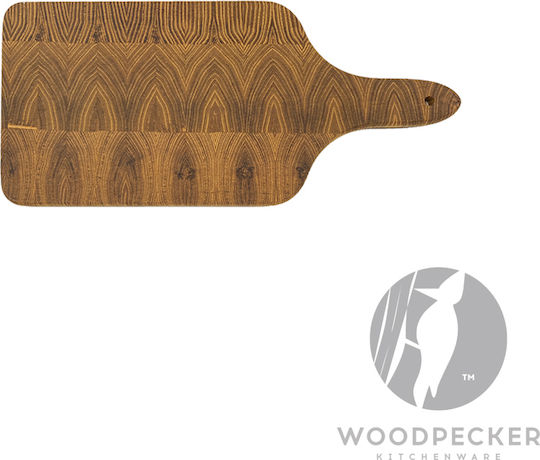 Woodpecker Επιφάνεια Κοπής Ξύλινη Καφέ 38x14cm