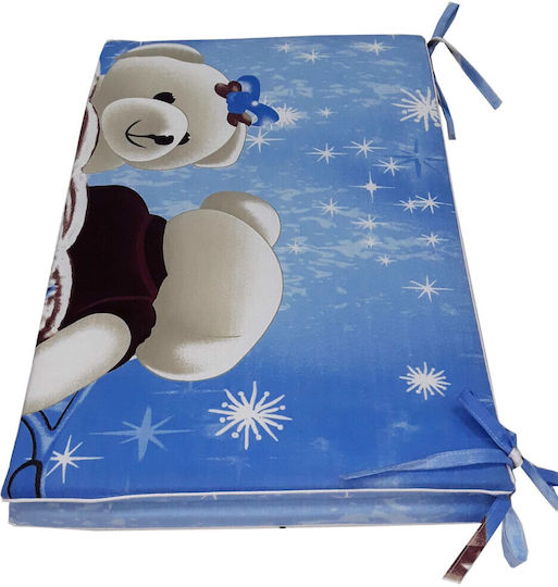 Beboulino Dreams Crib Bumpers Classic Inside Blue 70x140cm