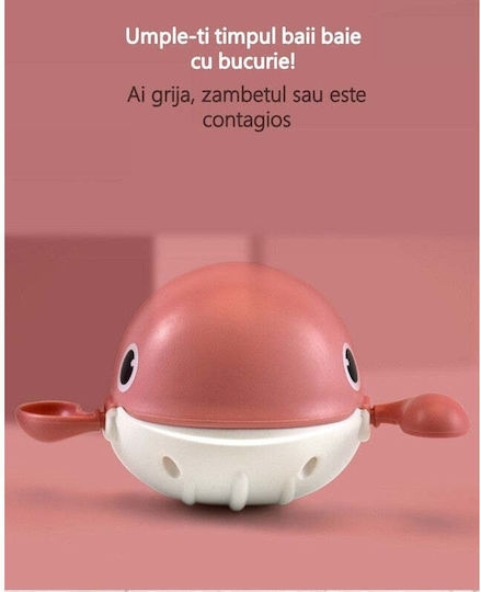 Bath Toy Kids Flippy Pink Whale