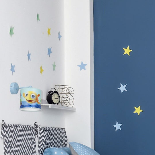Kinder Wandleuchte Metallisch Milagro Fish