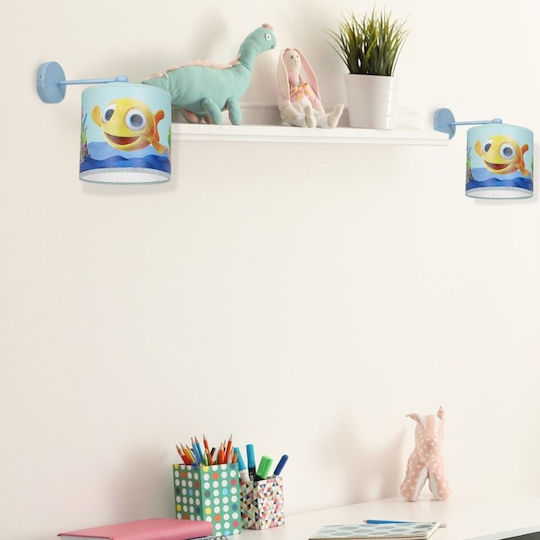 Kinder Wandleuchte Metallisch Milagro Fish
