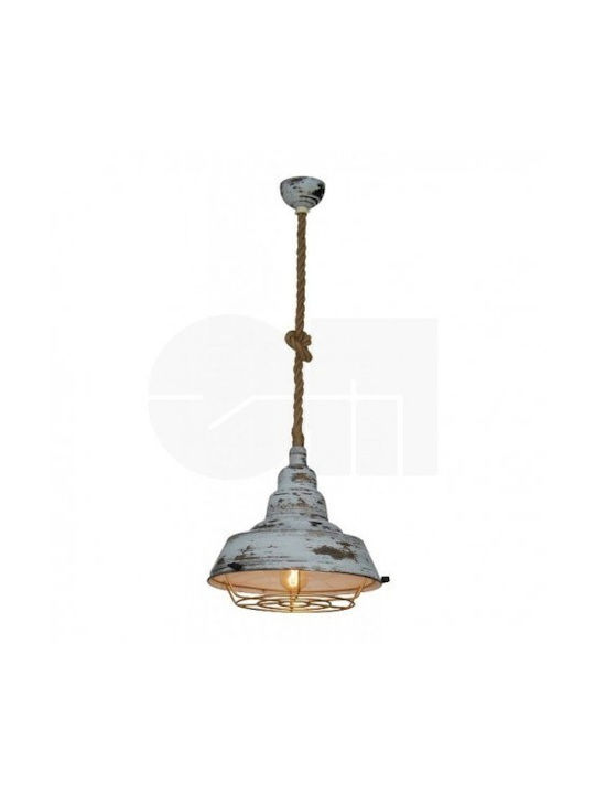 Home Lighting Cecropia Pendant Light Turquoise Bell with Socket E27 35x35x110cm