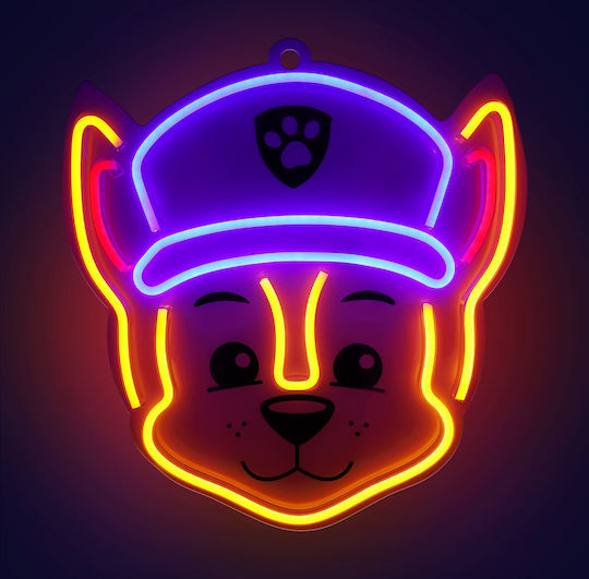 Paw Patrol Детска стенна лампа LED Пластмаса