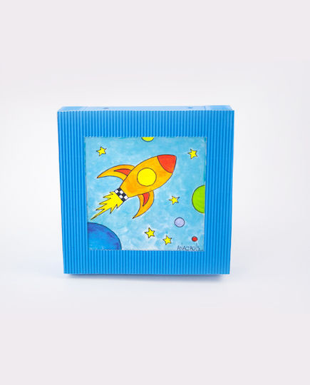 Harti Harti Wooden Kids Wall Light Wall Light Rocket Small