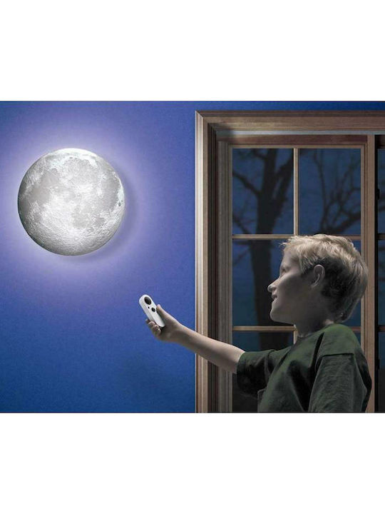 Uncle Milton Plastic Kids Wall Light Moon