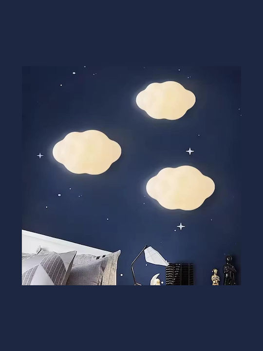 Led7 Led Kids Wall Light Cloud