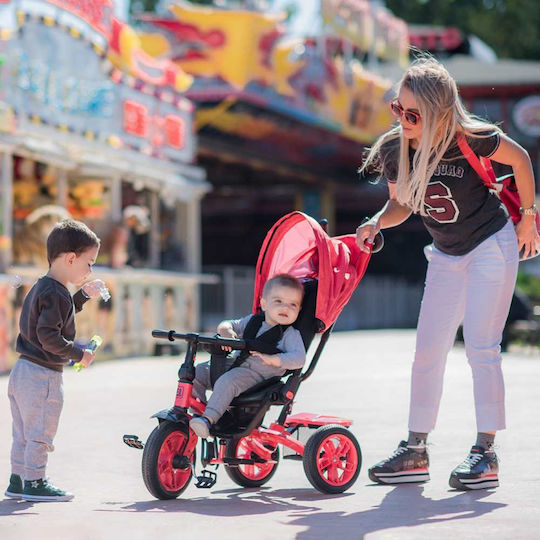 Lorelli Speedy 360º Convertible with Parental Handle for 1-3 Years Red