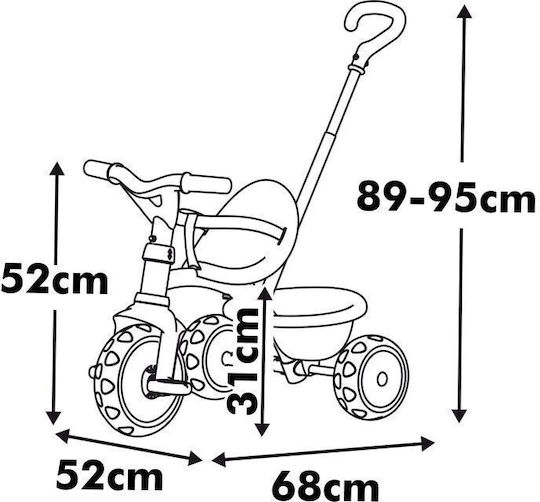 Smoby Be Move Cu Mâner Pentru Părinți Pentru 10 Luni Bej